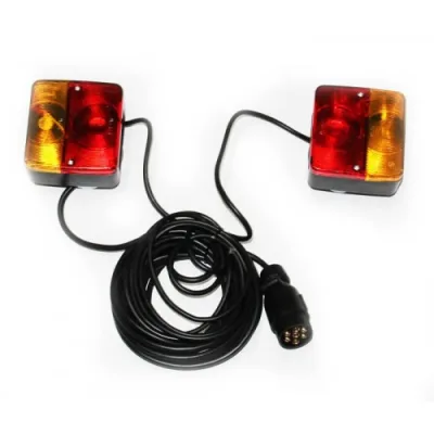 Kit lampi LED cu fir | prindere magnetica tractari auto