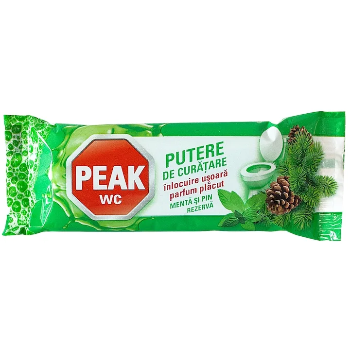 Peak Wc Rezerva Putere De Curatare Menta Si Pin 40G