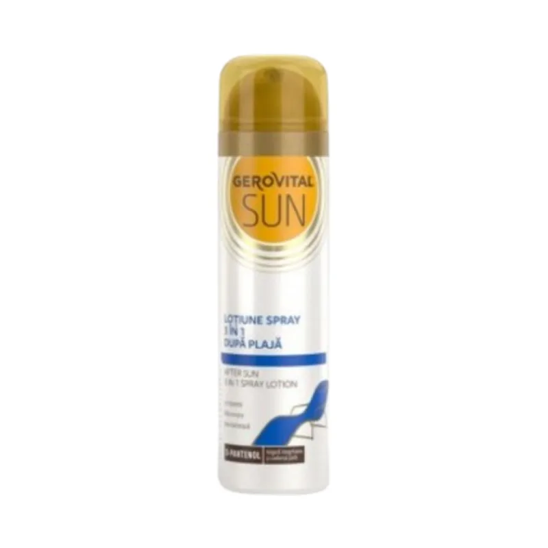 Gerovital Sun Lotiune Spray 3 In 1 Dupa Plaja 150Ml