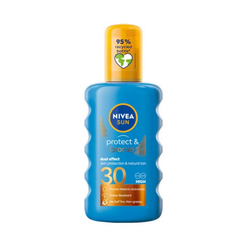 Nivea Sun Protect Bronze Spray Fps 30 200Ml