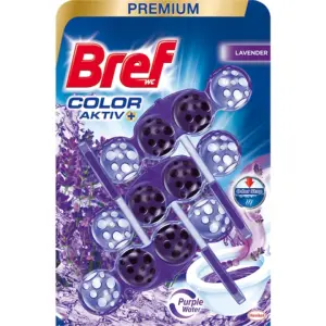 Bref Power Aktiv Lavender Odorizant Toaleta 3X50G