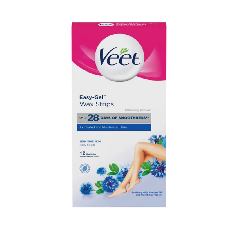 Veet Benzi Depilatoare Easy-Gel 12 Buc