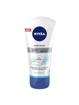 Nivea 3In1 Care & Protect Hand Cream 75 Ml