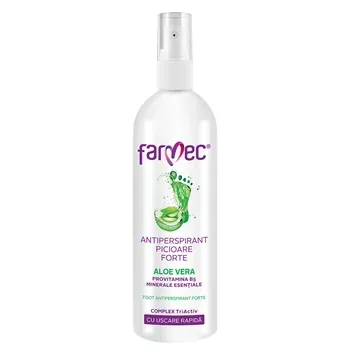 Farmec Antiperspirant Picioare Cu Aloe Vera Forte