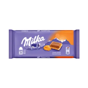 Milka Ciocolata Lapte Si Crema Caramel 100 G